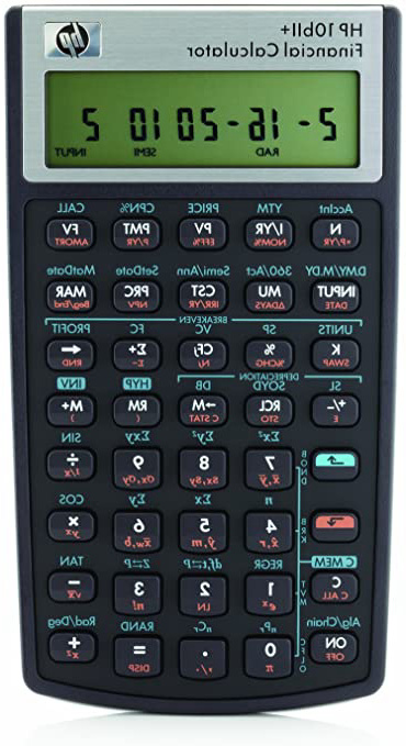HP 10 BII + - Calculadora financiera - negro