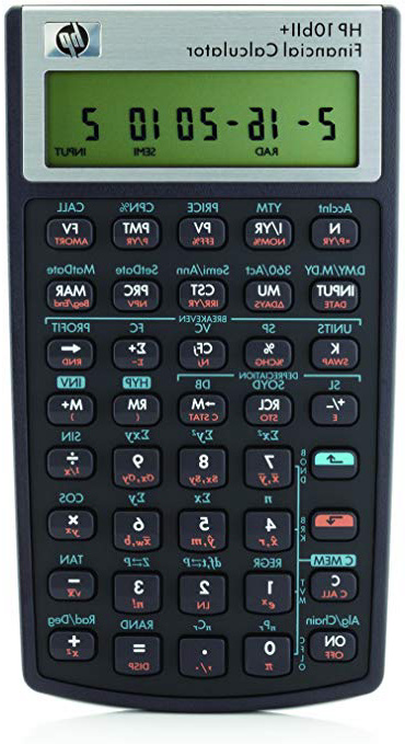 HP 10 BII + - Calculadora financiera - negro