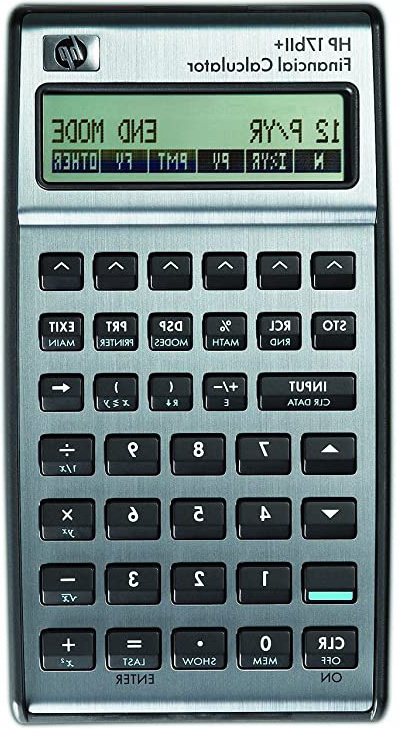 HP 17bII+ - Calculadora (bolsillo, Financiero, Plata, 250+, Botones, LCD)