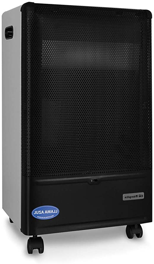 Orbegozo HBF 90 Estufa de Butano, Triple Sistema de Seguridad, Llama Azul, 4200 W, Metal, Negro/Gris