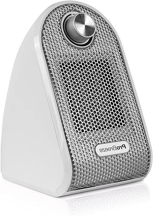 Pro Breeze Calefactor Eléctrico Cerámico 500W - con Termostato Ajustable, Bajo Consumo y Protección contra Sobrecalentamiento - Calentador de Cerámica PTC