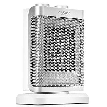 Cecotec Calefactor Cerámico Ready Warm 6100 Ceramic Rotate. Oscilante, 3 Modos, Termostato Regulable, Sistema Antivuelco, Protección sobrecalentamiento, 1500 W