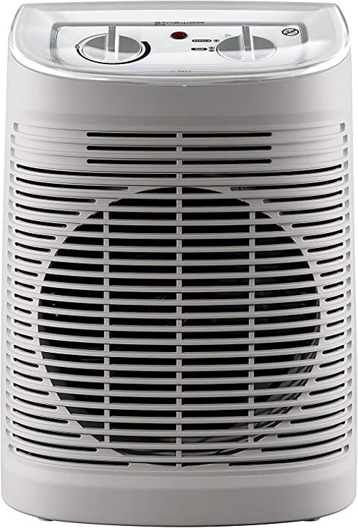 Rowenta SO6510F2 Comfort Aqua - Calefactor, 2400 W, Acero Inoxidable, color Blanco