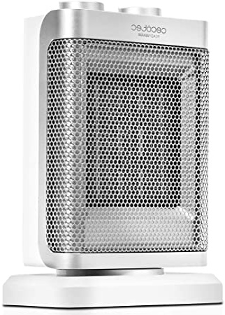 Cecotec Calefactor Cerámico Ready Warm 6100 Ceramic Rotate. Oscilante, 3 Modos, Termostato Regulable, Sistema Antivuelco, Protección sobrecalentamiento, 1500 W