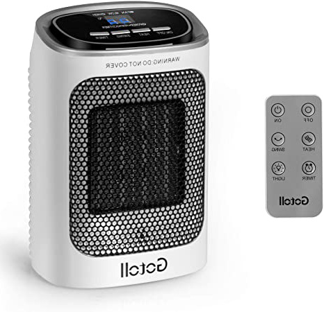 Gotoll Calefactor Eléctrico 1500W,Calefactor Cerámico