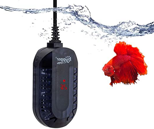 Hygger Calentador para Acuario,Ajustable Sumergible