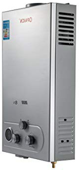 







Cueffer LPG Calentador de Agua Calentador de Agua de Gas Licuado 36KW Calentador de Agua Automático LCD Digital Calentador de Agua Instantáneo Propane Gas Hot Water Heater (8L)






