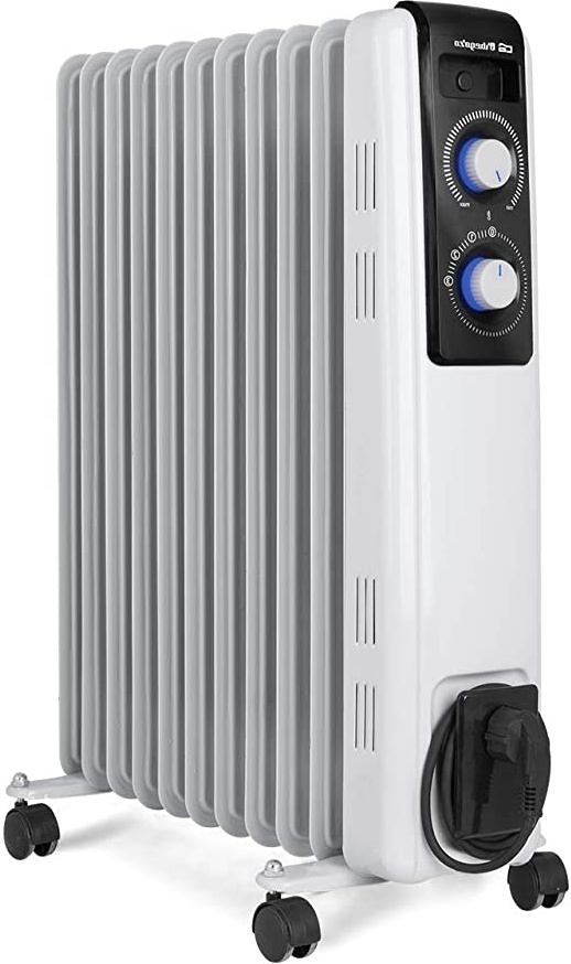 Orbegozo RF 2500, Radiador de Aceite, Construcción Modular de 11 Elementos, 2500 W, Blanco