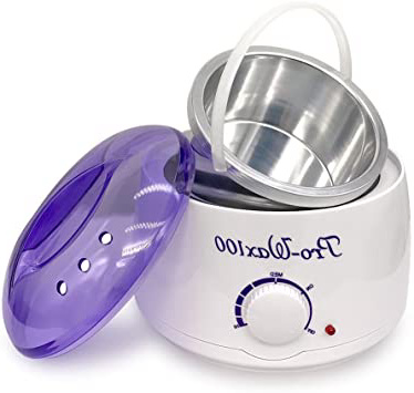 Crisnails - Calentador de Cera Eléctrico para la Depilación Profesional 500ml, Color Blanco