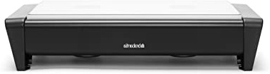 Brabantia 477140 - Calientaplatos, 2 Velas, Color Negro Mate y Gris