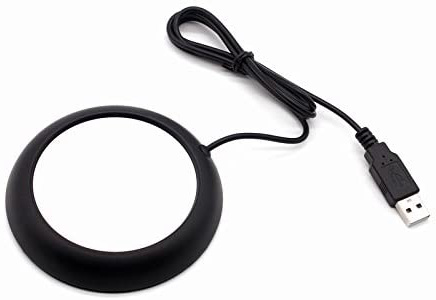 corfee Calentador de tazas de café para oficina/casa uso (Negro)