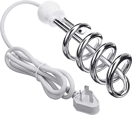 WYYH Calentador De Agua Electrico Piscina, 3500w 220v Apagado Automático Calentador De Agua Portatil Camping Anti-escaldado Calentador De Suspensión Baño De Viaje Piscina EU/UK Enchufe