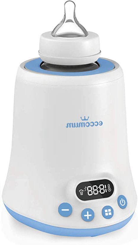 Calienta Biberones, Eccomum 6 en 1, Calentamiento Ultrarrápido, Descongelado y Esterilizador para Leche Materna/Fórmula/Potitos, LED, Temporizador, Apagado Automático