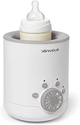 Suavinex - Calienta Biberones Link 3en1 (leche materna, Fórmula y Potitos). Calienta/descongela alimentos. sencillo de usar y fácil de Transportar