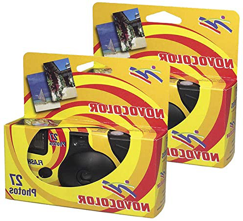 Novocolor, Cámaras Desechables con Flash