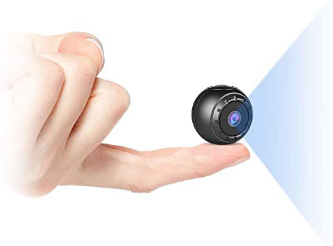 Mini Camara Espia Oculta, MHDYT 1080P HD Micro Camara Vigilancia Grabadora de Video Portátil con IR Visión Nocturna Detector de Movimiento, Camara Seguridad Pequeña Inalambrica Interior/Exterior