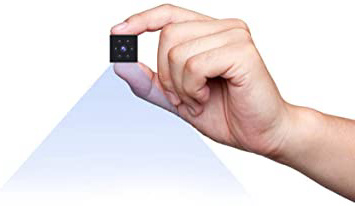 Camaras Espias Ocultas, Mini Camaras Espias 1080P HD Cámara Vigilancia Portátil Secreta Compacta con Detector de Movimiento IR Visión Nocturna, Camaras de Seguridad Pequeña Interior/Exterior