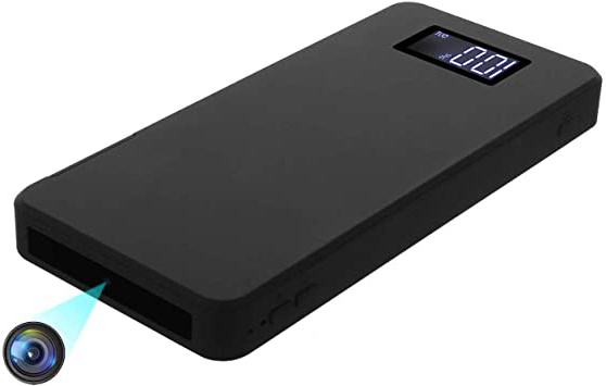 Cámaras espías Ocultas, 10000mAh Mini cámara de Seguridad 1080P con visión Nocturna Detección de Movimiento Gravedad Sensor Grabación en Bucle (con Tarjeta de 32GB)
