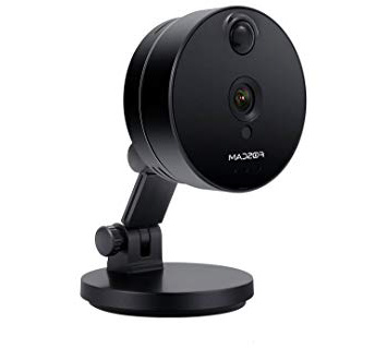 Foscam C1 720P HD WiFi - Cámara IP de Seguridad, Lente 1MP con P2P, Audio Birireccional, Negro