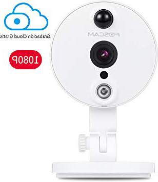 Foscam C2, Cámara IP 1080P WiFi, Vigilancia Interior. 8H GRABACIÓN EN LA Nube Gratis, Sesnsor infrarrojo de detección Movimiento, visión Nocturna, (P2P,ONVIF,Slot microSD) Version ESPAÑOLA.