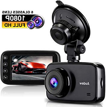 Audew Cámara de Coche, Dash CAM 1080P FHD DVR con Sensor Sony IMX323 Cámara de vigilancia para Coche con WDR G-Sensor, Modo de Aparcamiento, Detección de Movimiento, Grabación en Bucle