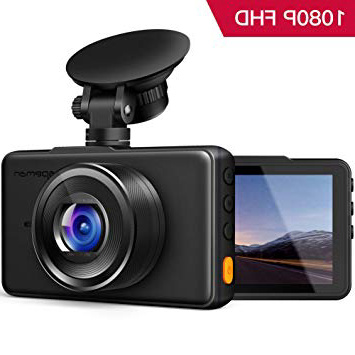 APEMAN Cámara de Coche Dash CAM 1080P FHD DVR Pantalla LCD de 3 Pulgadas 170°Gran AngularG-Sensor, WDR, Monitor de Aparcamiento, Grabación en Bucle, Detección de Movimiento