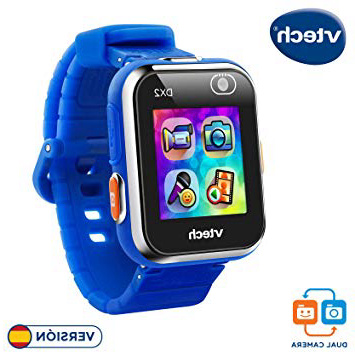 VTech 3480-193822 Kidizoom Smart Watch DX2 - Reloj inteligente para niños con doble cámara, color azul