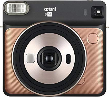 Instax SQ6, Cámara Analógica Instantánea Formato Cuadrado, Dorado