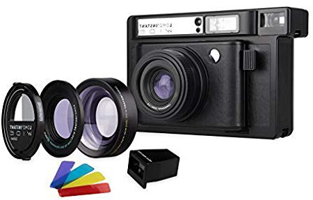 Lomography Lomo'Instant Wide Combo Negro - Cámara instantánea