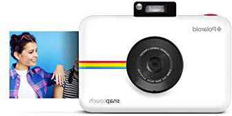 Polaroid Snap Touch - Cámara digital con impresión instantánea y pantalla LCD con tecnología Zero Zink, blanco