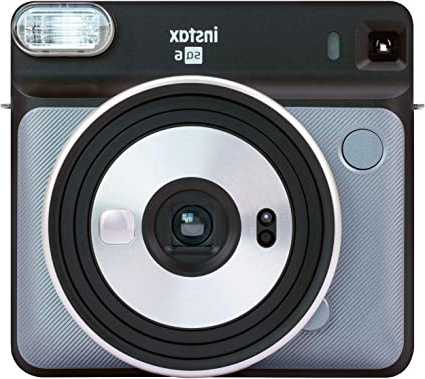 Fujifilm Instax SQ6 - Cámara analógica instantánea Formato Cuadrado, Color Gris (Grafito)