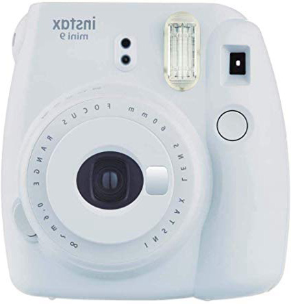 Fujifilm Instax Mini 9 - Cámara instantanea, solo cámara, Blanco (Smoky White)