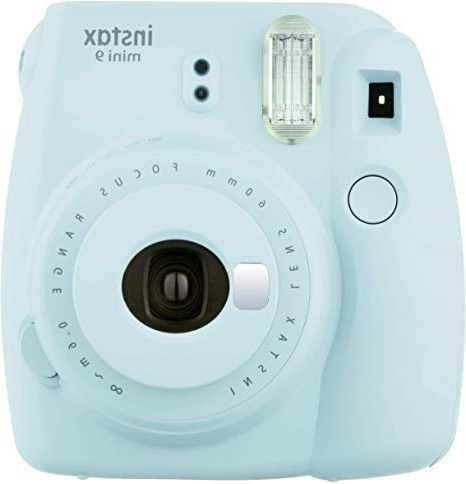 Fujifilm Instax Mini 9 - Cámara instantánea, Cámara con 1x10 películas, Azul