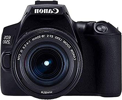 Canon EOS 250D - Cámara Digital (24,1 MP, 6000 x 4000 Pixeles, CMOS, 4K Ultra HD, Pantalla táctil) Negro - Kit con Cuerpo y EF-S 18-55IS STM