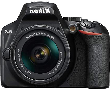 Nikon D3500 - Cámara Réflex, Kit con Objetivo 18/55, 24.2 MP, DX, CMOS, montura F, ISO 100-25600, USB, LCD TFT de 3.2", botón AE-L/AF-L, CPU, Modo Automático, color negro