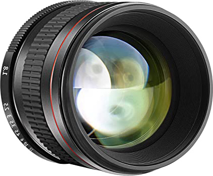 Neewer 85mm f/1.8 Lente Retrato Telefoto Asférica para Cámaras DSLR Nikon D5 D4S DF D4 D810 D800 D750 D7200 D7100 D7000 D5500 D5300 D5200 D3400 D3100,Enfoque Manual Cristal HD