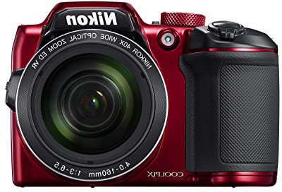 Nikon COOLPIX B500 - Cámara digital de 16 MP (4608 x 3456 pixeles, TTL, 1/2.3", 4 - 160 mm), rojo