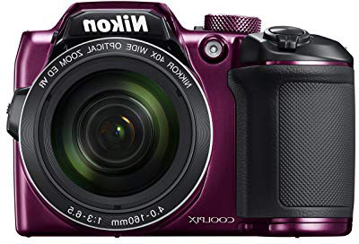 Nikon COOLPIX B500 - Cámara digital de 16 MP (4608 x 3456 pixeles, TTL, 1/2.3", 4 - 160 mm), púrpura