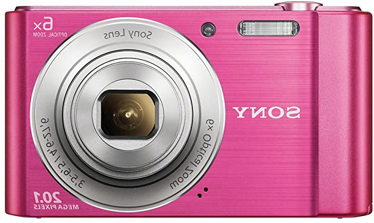 Sony DSC-W810 - Cámara compacta de 20.1 Mp (pantalla de 2.7", zoom óptico 6x, estabilizador digital), rosa