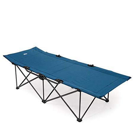 Qeedo Quick Jimmy Cama de Camping XXL Plegable - Azul