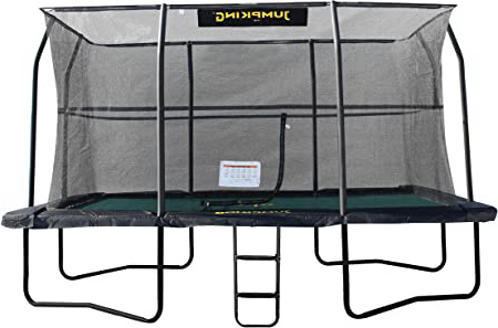 JumpKing Cama elástica rectangular Deluxe
