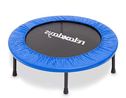 







Relaxdays - Cama elástica trampolín de Gimnasio, de 91 o 96 cm de diámetro, Carga máxima 100 Kg, Entrenar aeróbico jardín, Color Azul






