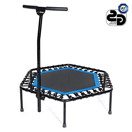 







SportPlus Cama Elástica Fitness - Función de Plegado Opcional - Ø 126 cm - Suspensión Silenciosa - Mango Regulable en 5 Niveles - Incl. Funda Protectora - Peso Máx. 130 kg – Trampolín Fitness






