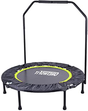 ONETWOFIT Trampolín, Trampolín Plegable Pequeño