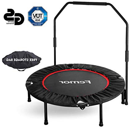 







Femor Trampolín Fitness con Manillar Cama Elástica Durable de Entrenamiento Físico y Deportivo Interior/Exterior Estable Suspensión con Cuerdas de Goma Peso Máximo 150 kg






