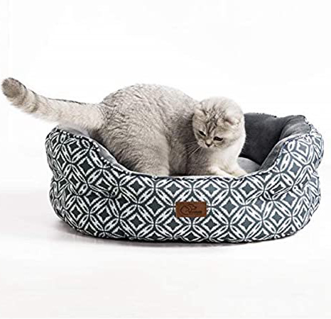 Bedsure Cama Gato Grande Estampada
