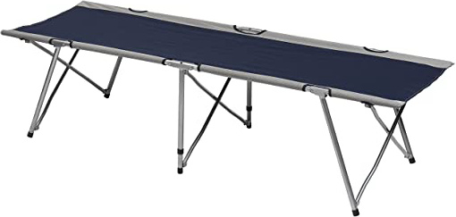 CAMPART Travel BE-0641 Cama para camping, Plegable, Incluye bolsa de almacenamiento, 120 kg, Azul