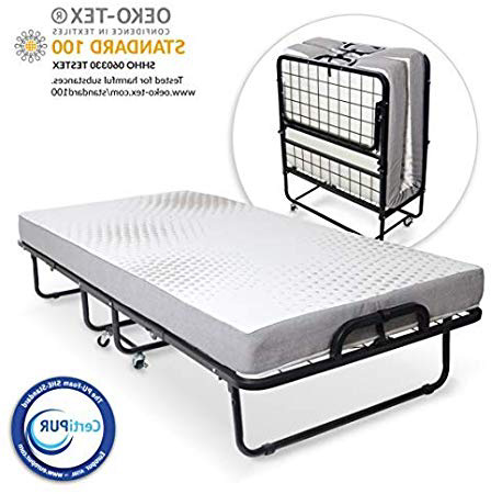Milliard Cama Plegable - Pequeña - 31" de Ancho - Colchón de Espuma - 12,5 cm de Espesor - 190 x 79 cm