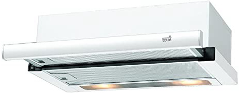 Teka TL 6310 Telescópica o extraplana Blanco 332m³/h E - Campana (332 m³/h, Canalizado/Recirculación, F, g, D, 56 dB)
