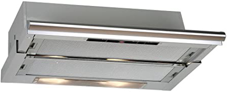 CATA TF5260 - Campana telescópica con 3 velocidades, acabado inoxidable, clase de eficiencia energética F